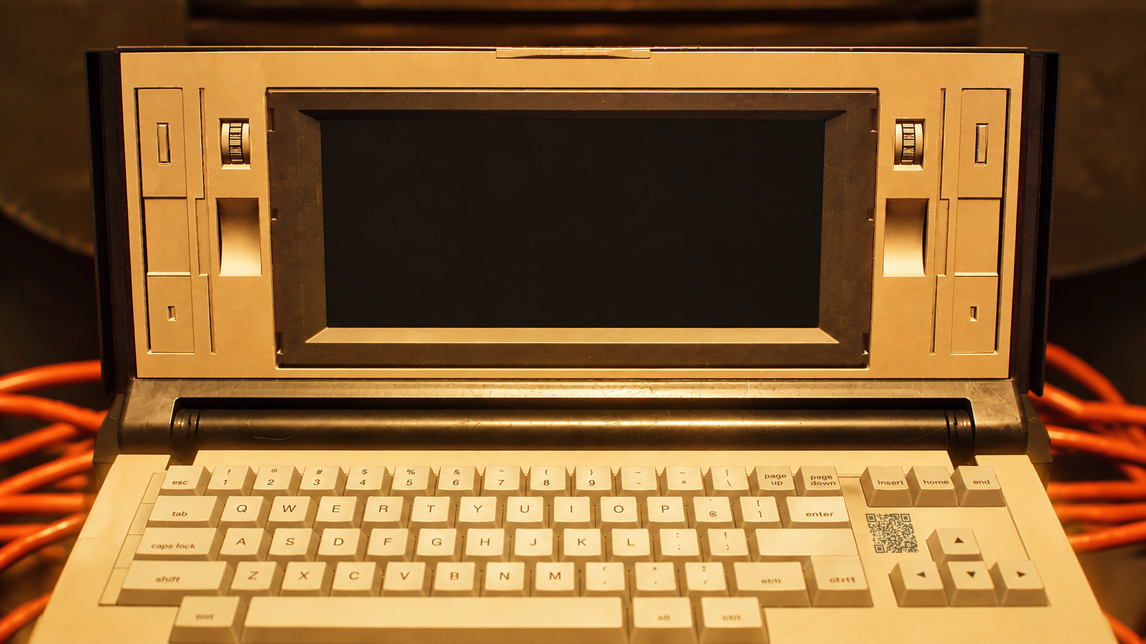 An old computer terminal